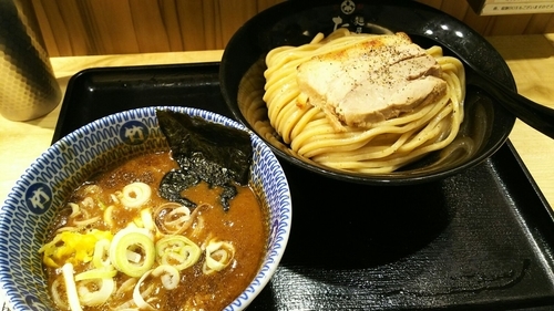 「濃厚豚骨魚介つけ麺（並）」@麺屋 たけ井 阪急梅田店の写真
