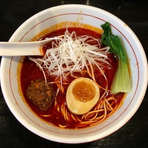 「がらくラーメン 15辛 (730円)」@らーめん がらくの写真