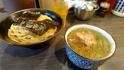 「塩つけ麺大盛」@めん屋 桔梗の写真