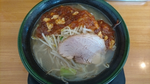 「辛いたんめん」@たんめん亭 妙見店の写真