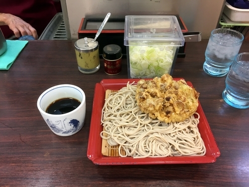 「肉天もり」@永坂更科 布屋太兵衛 新宿地下鉄ビル店の写真