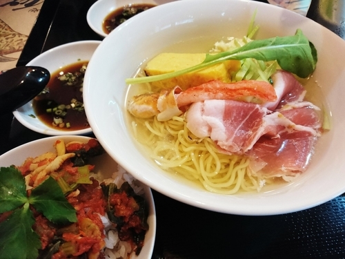 「ミラクル冷やしイン～精魂麺ビート～1000円＋遊び飯」@ラーメン愉悦処 似星の写真