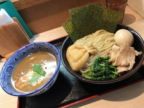 「鶴嶺峰つけ麺　特製トッピング」@らー麺土俵 鶴嶺峰の写真
