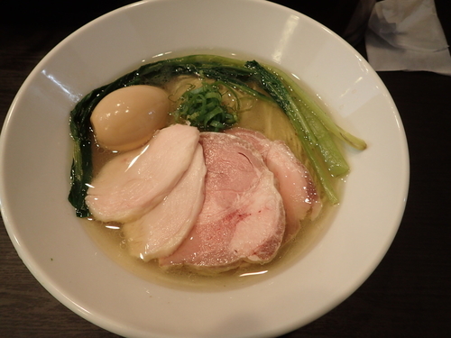 「特製芳醇鶏そば(塩) 980円」@麺や 福はらの写真