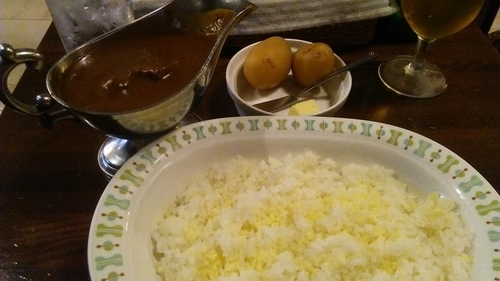 「ビーフカレー(中辛)1200円」@ペルソナの写真