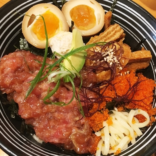 「ちらし麺 竹」@鮮魚鶏出汁麺 沢むらの写真