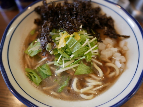 「限定 濃厚煮干拉麺 太麺」@拉麺 阿吽の写真
