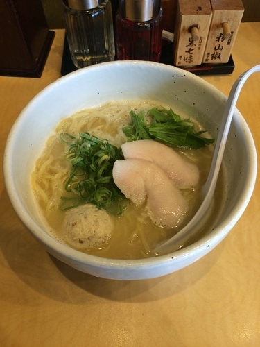 「濃厚鶏白湯 塩 780円」@らーめん 銀杏 松戸店の写真