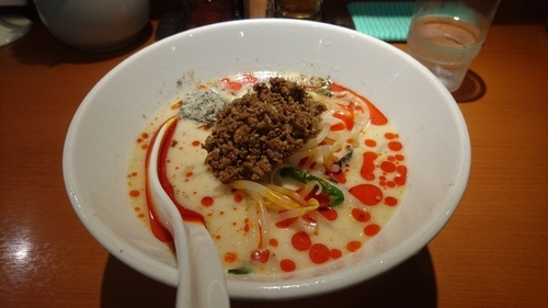 「【夏季限定】冷やし担々麺」@たけちゃんにぼしらーめん 調布店の写真