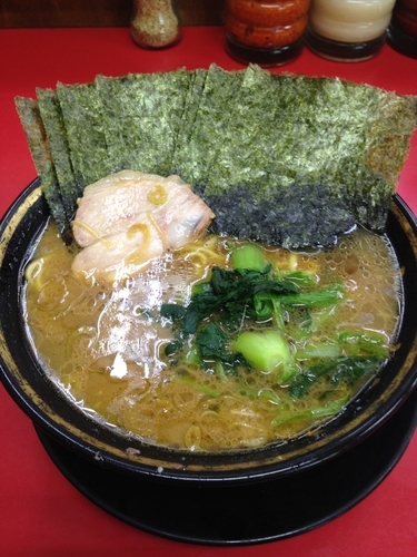 「並盛りラーメン 海苔」@上越家の写真