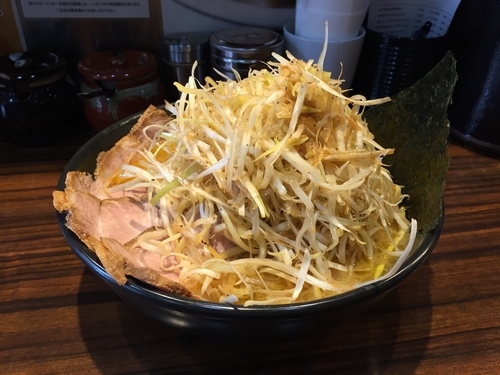 「ねぎチャーシューメン（大盛り）」@ラーメン道楽 旗の台店の写真