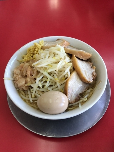 「味玉ラーメン豚増し」@ジャンクガレッジ 熊谷店の写真