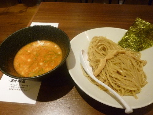 「濃厚鶏つけそば旨辛仙台味噌」@濃厚鶏そば シロトリコの写真
