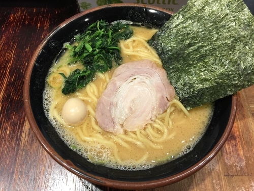 「醤油ラーメン（並）」@横浜とんこつらーめん 大黒家 勝どき店の写真