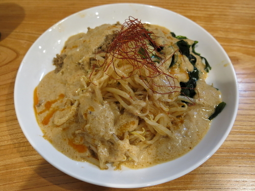 「冷やしタンタン麺(並)：850円」@麺屋酒場 雷陣の写真