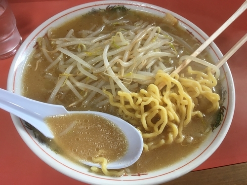 「味噌ラーメン　680円」@再来の写真