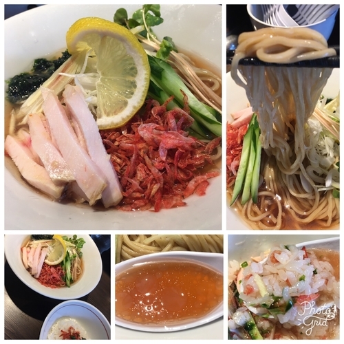 「海老出汁冷しそば」@つけ麺 一燈の写真