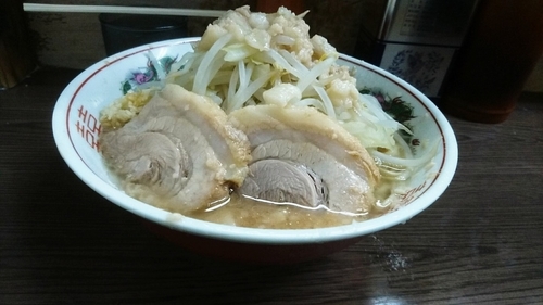 「小 硬め少な目」@ラーメン二郎 横浜関内店の写真