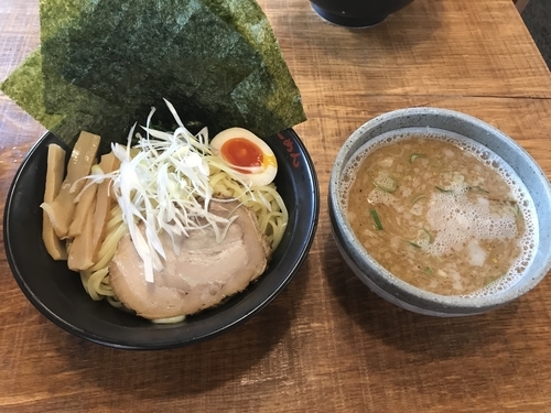 「つけ麺 あつもり ランチサービス中盛り 910円」@壱八家 つきみ野店の写真