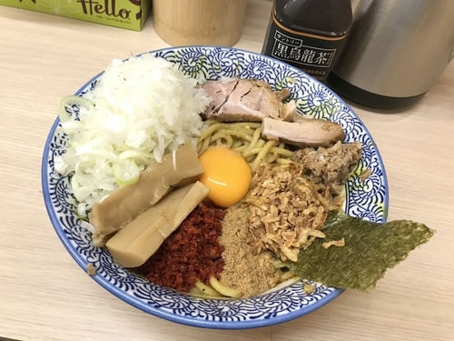 「まぜそば(カレー変更)」@狼煙 大宮店の写真