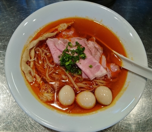 「煮干スペだれ清湯(限定)　850円」@さんじの写真