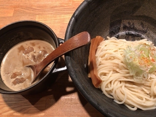 「もつつけ麺(大)」@北野坂 奥の写真
