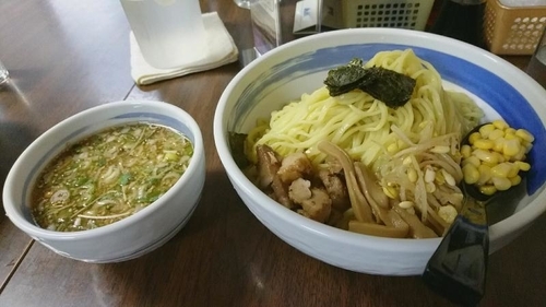 「熟成みそつけ麺850円＋大盛り100円」@俺の出番の写真