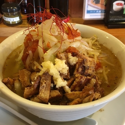 「【夏季限定】冷やしチカラメン(950円)肉増し(162円)」@らーめん工房 りょう花 フライブルク店の写真