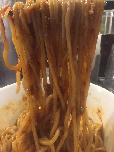 「麻婆まぜそば」@らぁ麺 やまぐち 辣式の写真