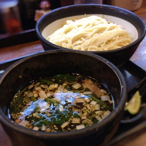 「ひやあつ十八番(醤油) 200g」@上本町 麺乃家の写真