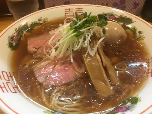 「【限定】蛤中華そば850円、味玉」@中華蕎麦 みうらの写真