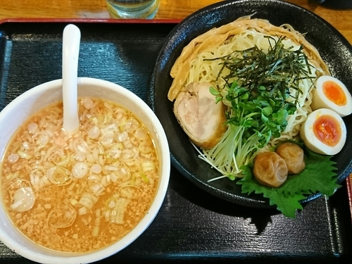 「【期間限定】梅鶏そば（つけ麺ver.）￥750」@麺屋 鶏口の写真