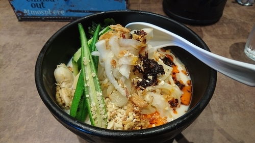 「【期間限定】ホタテのクリーミー冷やし中華」@NOODLE SOUNDSの写真