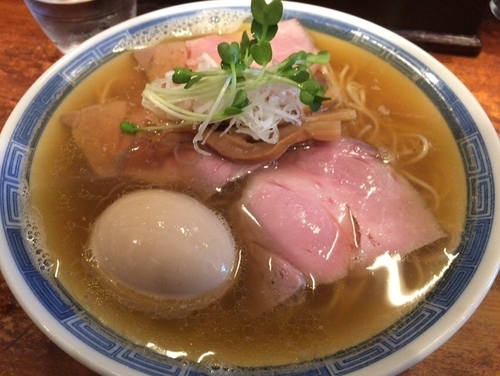 「味玉煮干そば」@中華そば しば田の写真