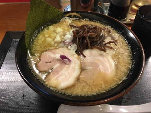 「こってり醤油ラーメン」@丸め 田無ファミリーランド店の写真