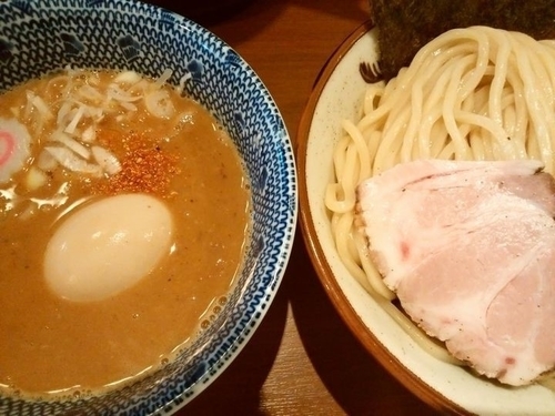 「味噌つけめん＋煮玉子」@俺の麺 春道の写真