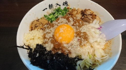 「【期間限定】台湾まぜそば(中油)」@らーめん潤 亀戸店の写真