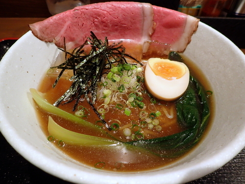 「【期間限定】冷やし短角牛しょうゆ」@麺屋 小野万の写真