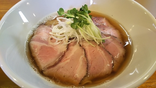 「チャーシュー濃厚煮干しらーめん」@らぁ麺 こむぎの写真