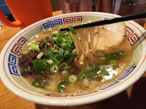 「長浜ラーメン700円」@長浜ラーメン RAMBOの写真