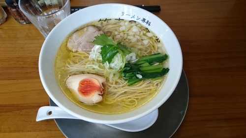 「あっさり塩ラーメン750円」@ラーメン専科 竹末食堂の写真