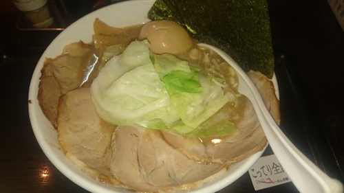 「こってり煮干し特製ラーメン」@煮干しらーめん青樹 立川店の写真
