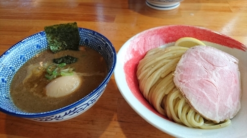 「にぼとん味玉つけ麺レアチャーシュー」@麺処 門つるの写真