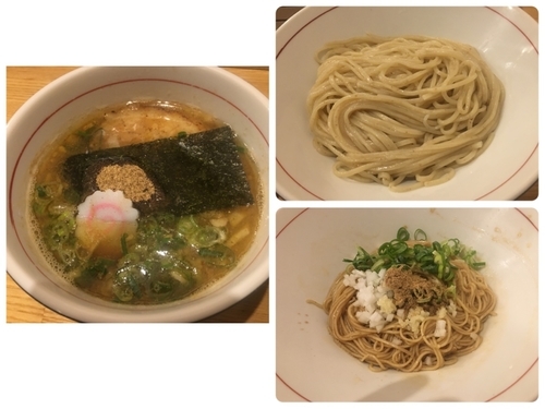 「（限定）豚と焼きアゴと煮干し、焼きアゴの追い玉」@地球の中華そばの写真