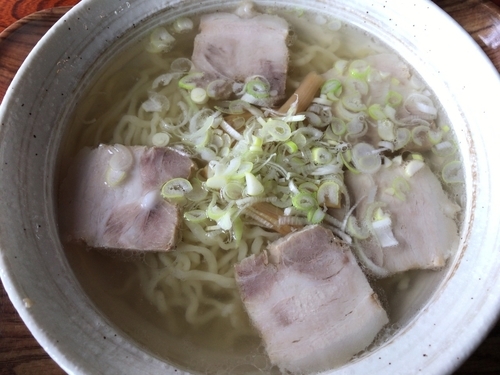 「塩らぁめん700円」@奥裏磐梯らぁめんやの写真