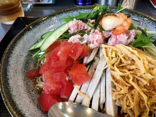 「熱血夏の冷やし中華」@熱血食堂すわの写真