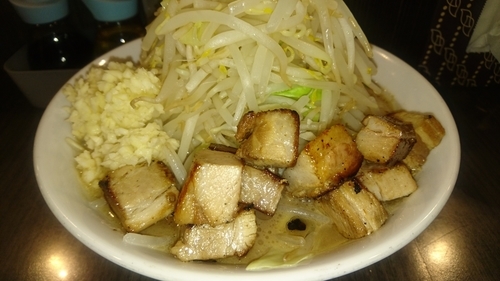 「ラーメン(300g)650円」@らーめん破顔おおびるの写真