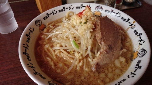 「野郎ラーメン(野菜少なめ麺多め)」@重厚煮干中華そば 大ふく屋の写真
