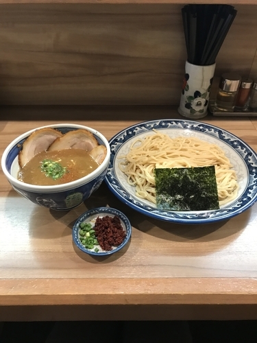 「つけそば エビ辛し チャーシュー増し」@中華そば・つけそば 浜屋 我孫子店の写真