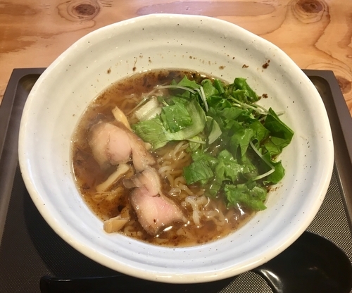 「朝醬そば 温 550円」@麺場 浜虎 横浜店の写真